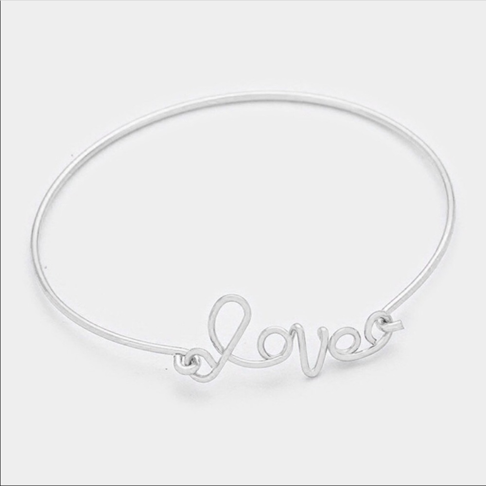 💛Adorable LOVE Bangle💛 - Picture 1 of 2